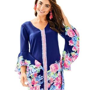 Lilly Pulitzer silk Rosalina dress in Tropicolada